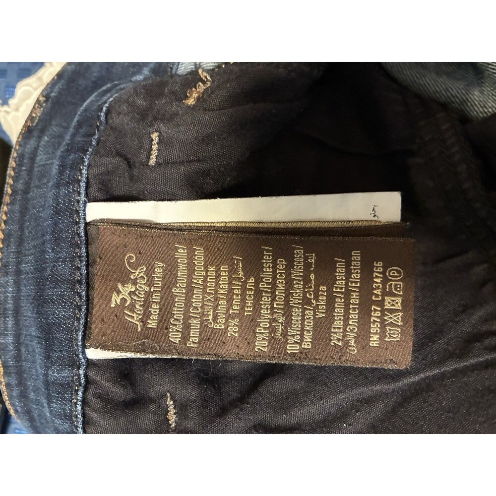 34th Heritage Courage Men’s Mid Rise Straight Jeans Mens Size 38 X 30 - Picture 8 of 10